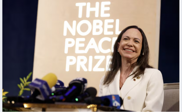 María Corina elogia a Trump: Le ofrece el Premio Nobel de la Paz